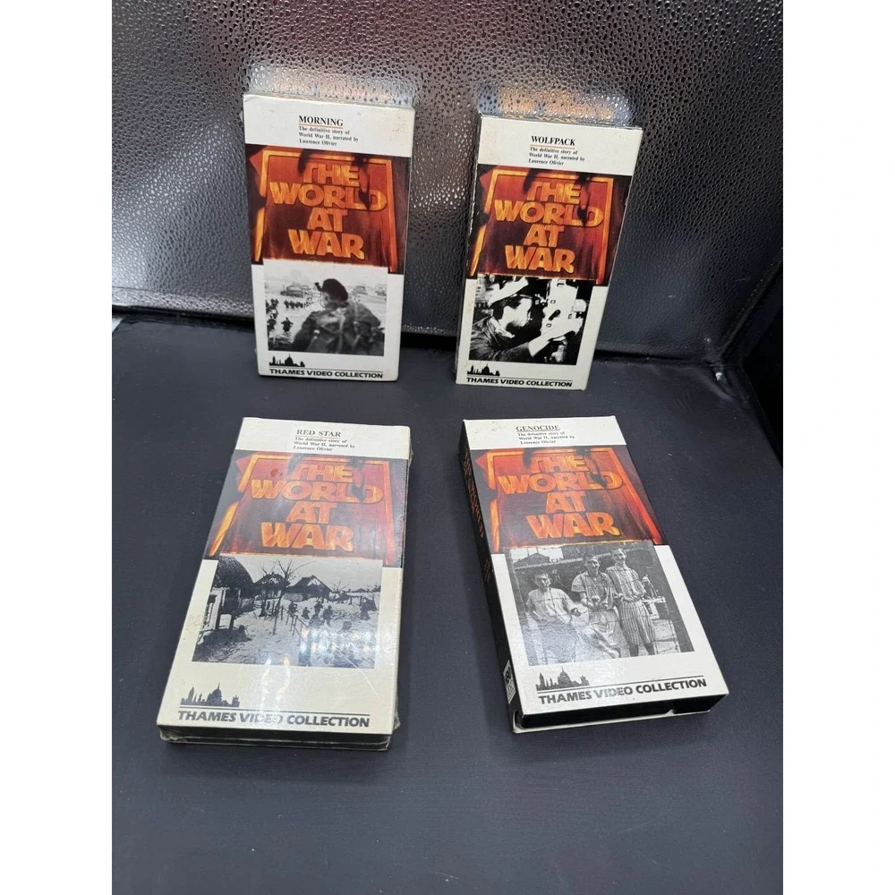 The World at War Thames Video Collection WWII VHS Tapes Lot of 4 New Sealed